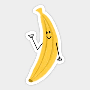 Happy Banana Sticker